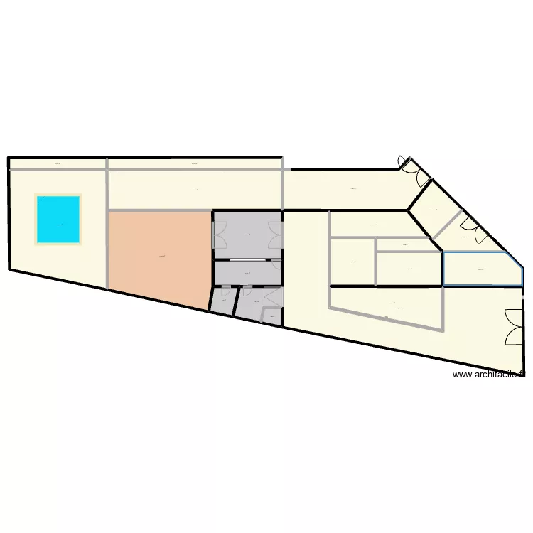 BROCANTE 0111C. Plan de 