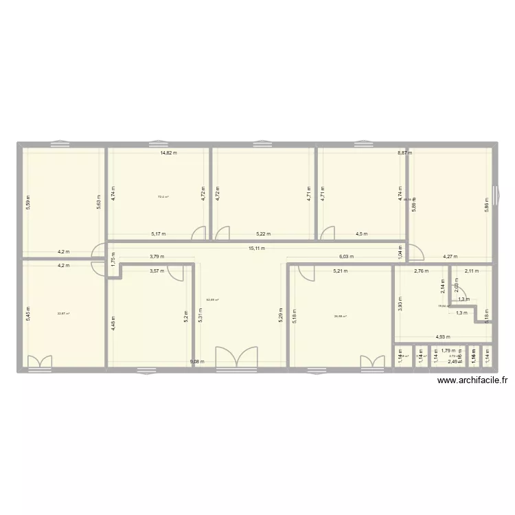 Acad&eacute;mie. Plan de 