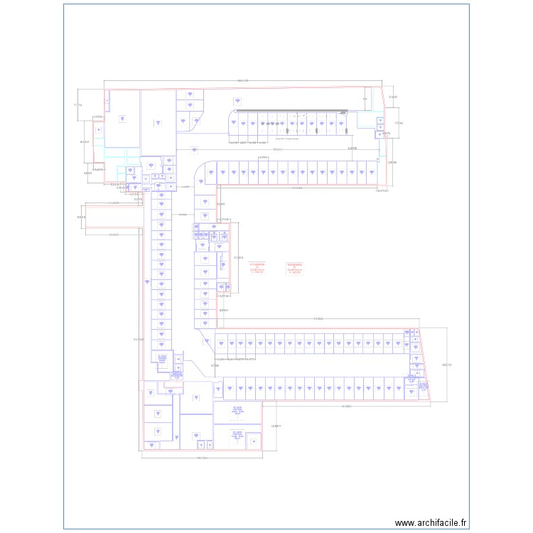 Parking SNCF 84 places . Plan de 0 pièce et 0 m2