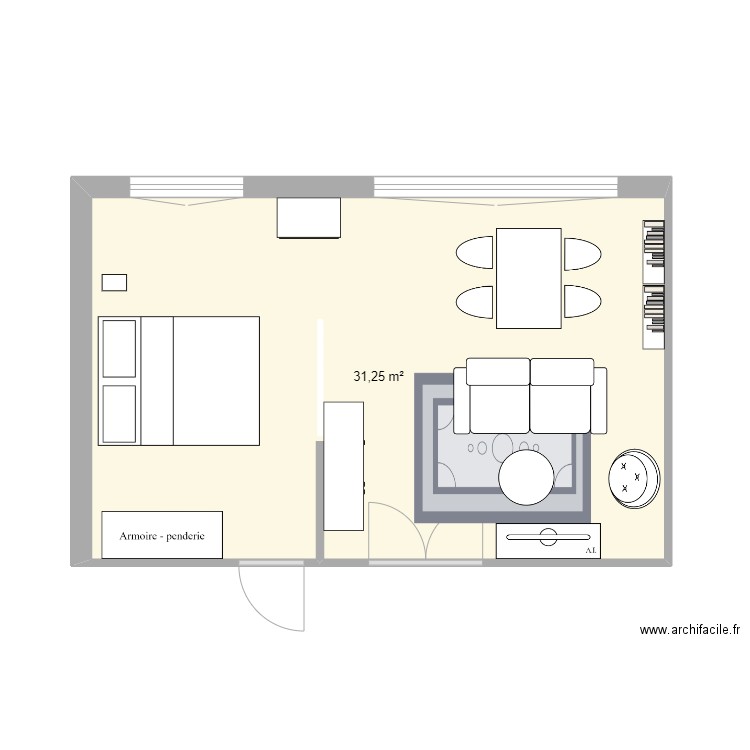 Salon_v2. Plan de 0 pièce et 0 m2