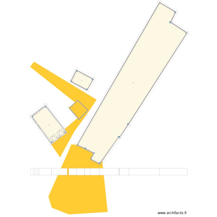 Garage Villeneuve. Plan de 3 pièces et 984 m2