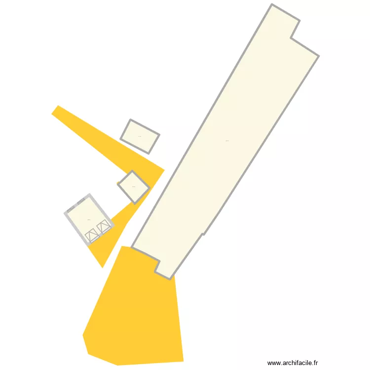 Garage Villeneuve. Plan de 4  et 979 m²