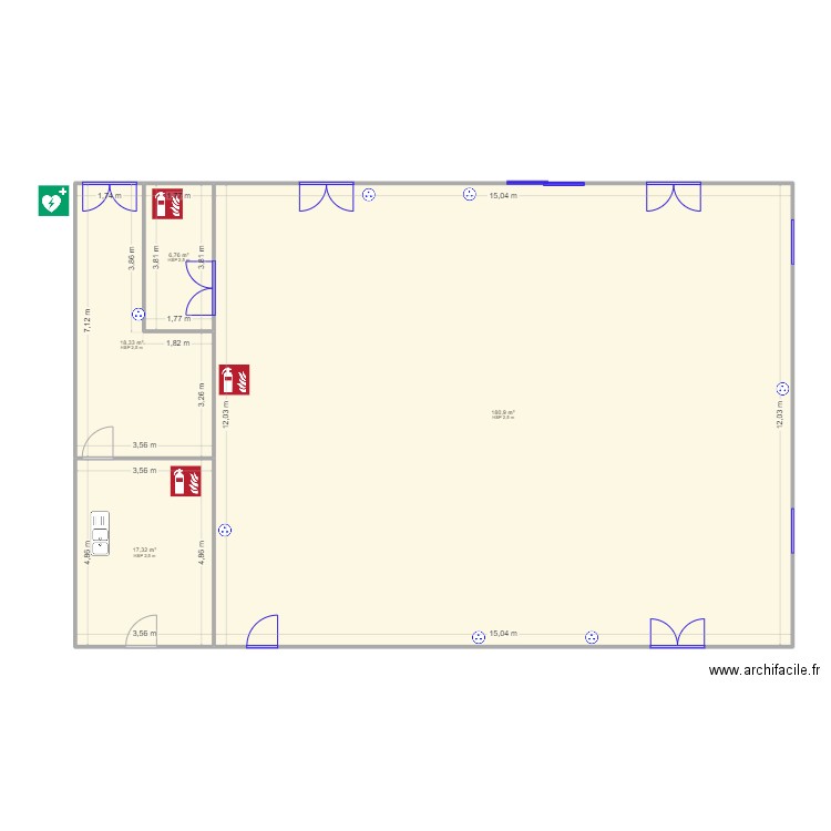 Salle Rodelinghem. Plan de 0 pièce et 0 m2