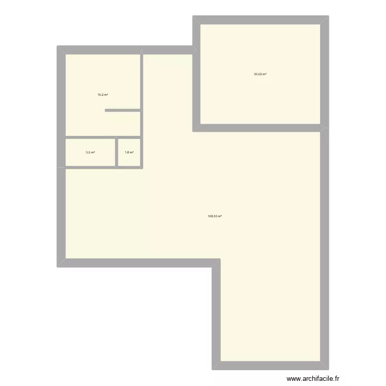 House. Plan de 5 et 159 m² House. Plan de 5 et 159 m²