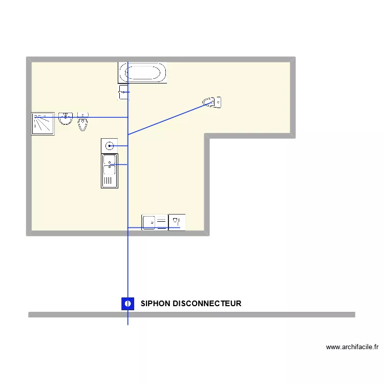 PAQUERAU ASS. Plan de 1  et 42 m²