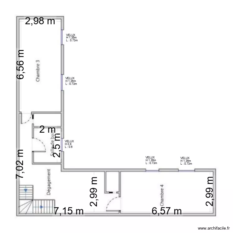 Plan R+ Millet. Plan de 