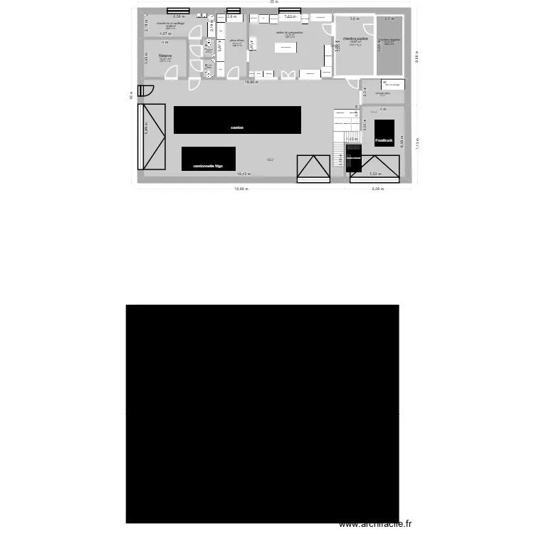 La R&ocirc;tisserie des Saveurs. Plan de 