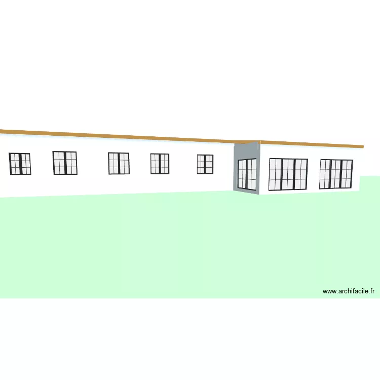 nous. Plan de 8  et 125 m²