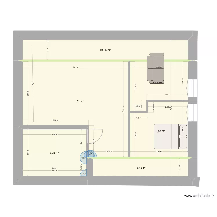 Appart Montalieu chambres. Plan de 6 et 67 m² Appart Montalieu chambres. Plan de 6 et 67 m²