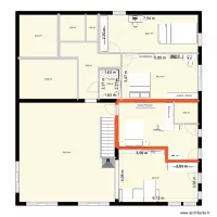 maison h&eacute;singue 1etages tour chambres enfants