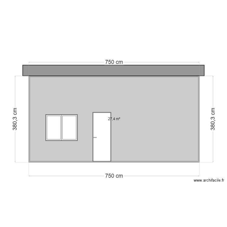 coté Est. Plan de 0 pièce et 0 m2