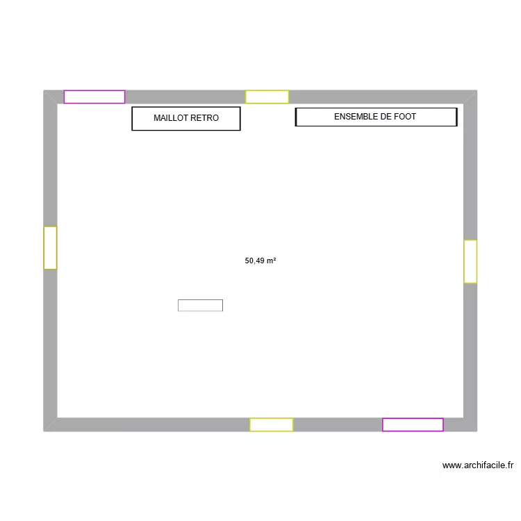 Plan. Plan de 1 et 50 m² Plan. Plan de 1 et 50 m²