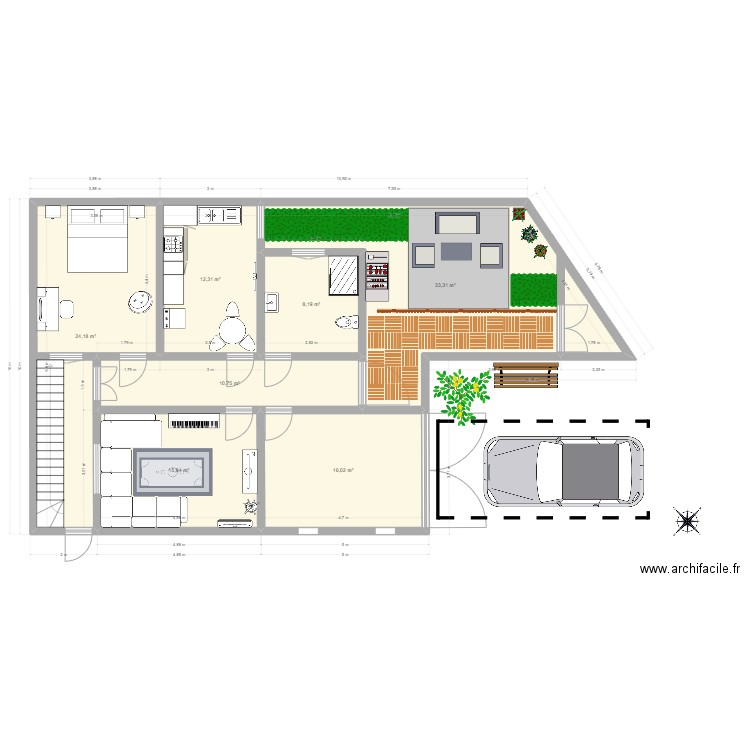 dar bled 3. Plan de 0 pièce et 0 m2