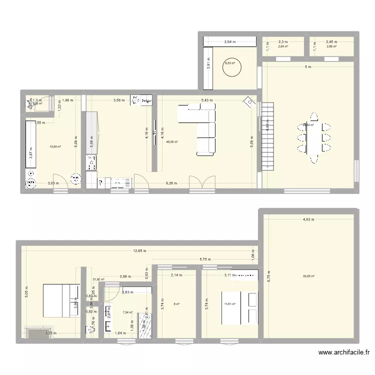 Maison Loubers. Plan de Maison Loubers. Plan de