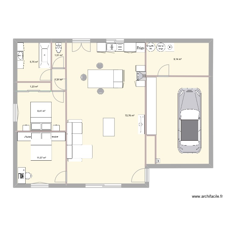 Id&eacute;e maison +++. Plan de 0 pièce et 0 m2