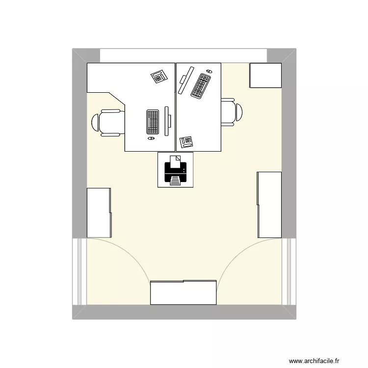Bureau Compta. Plan de 