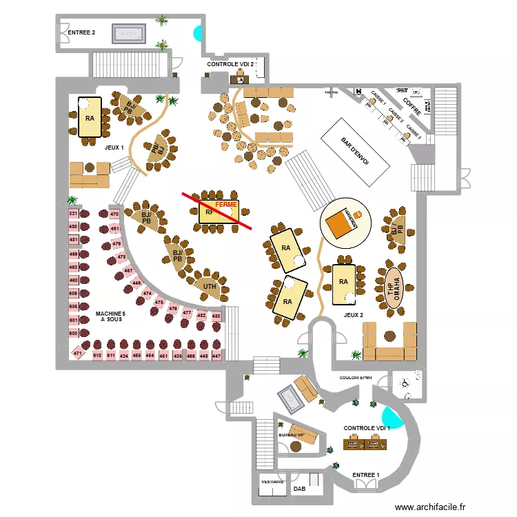 PALM BEACH 01/01/2026. Plan de 18  et 48 m²