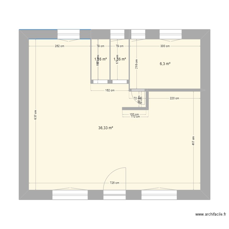 castro asloune. Plan de 0 pièce et 0 m2