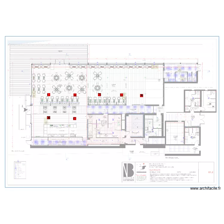 LA ROCHE A BUNEL. Plan de 