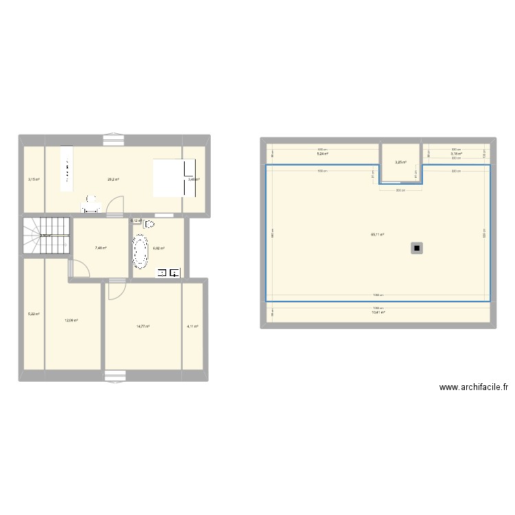 Maison etage 2. Plan de 0 pièce et 0 m2