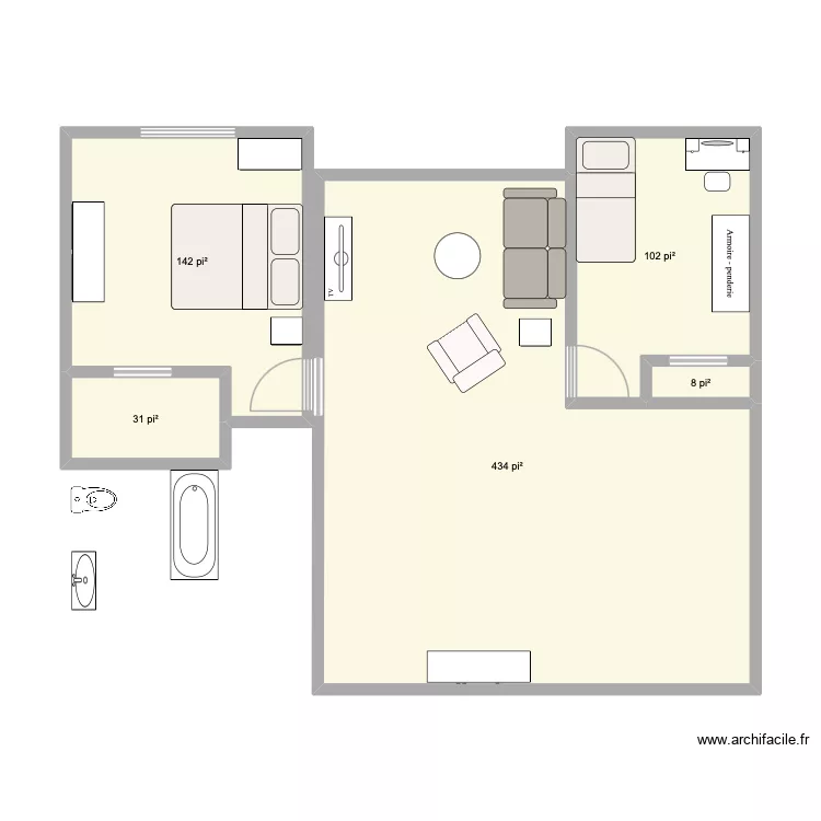 Appart Mamiche. Plan de 5 et 67 m² Appart Mamiche. Plan de 5 et 67 m²