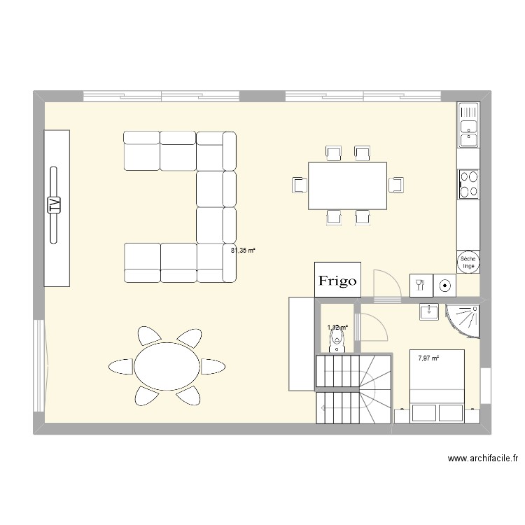 Fours à Chaux REZ-1+. Plan de 0 pièce et 0 m2