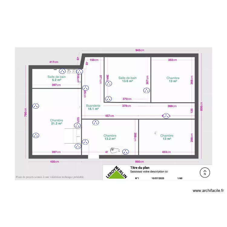 1er étage st exu. Plan de 1er étage st exu. Plan de