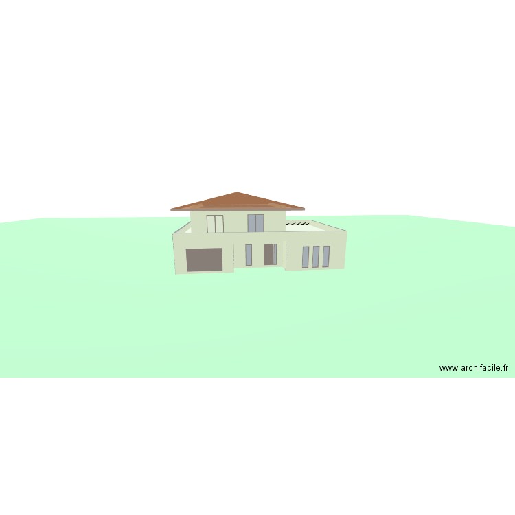 New Maison 2. Plan de 19 pièces et 267 m2