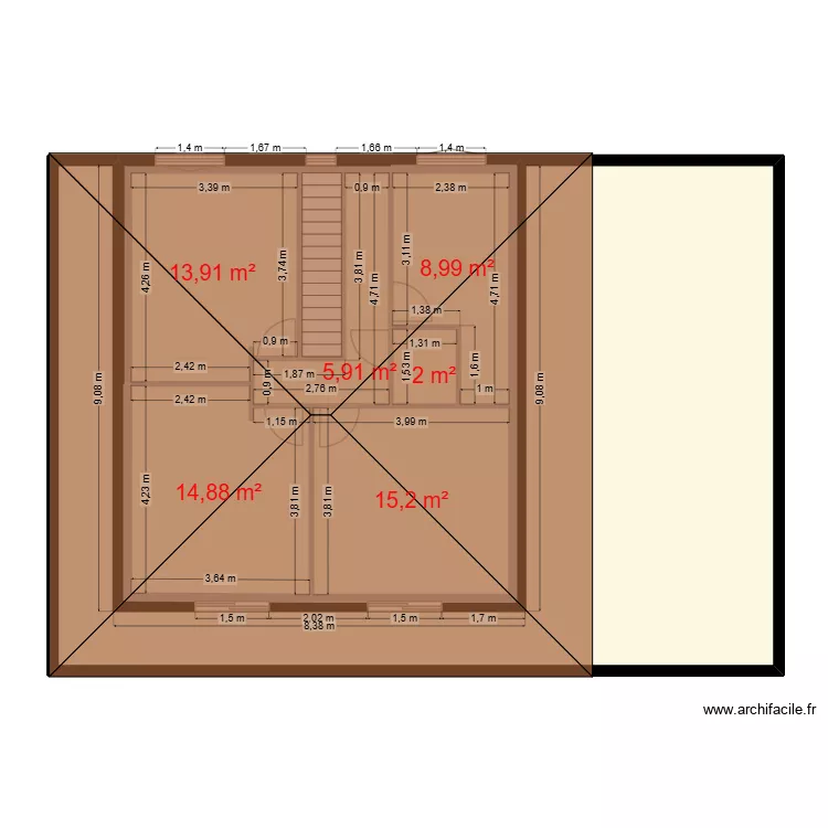 New Maison 2. Plan de 