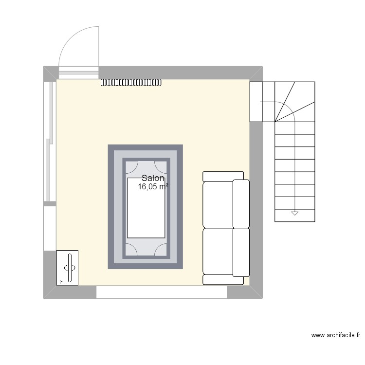 Salon. Plan de 0 pièce et 0 m2