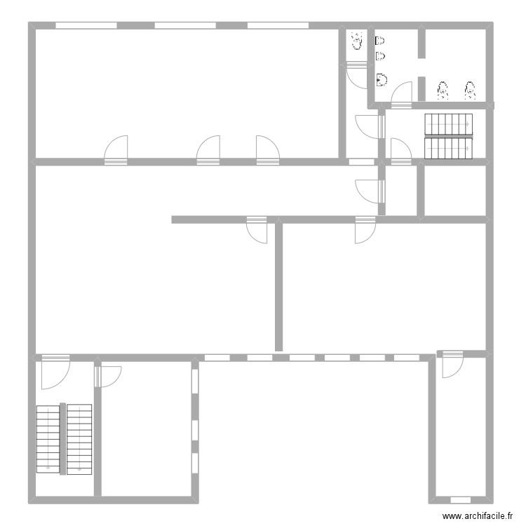 Stanley 1er. Plan de 7 pièces et 249 m2