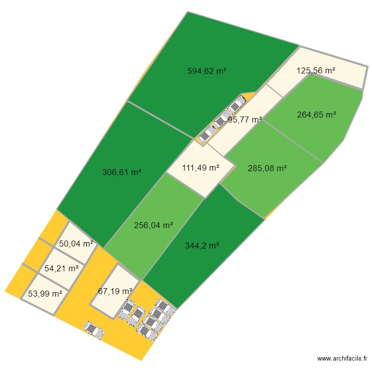 dompierre sur mer . Plan de 17 pièces et 3014 m2