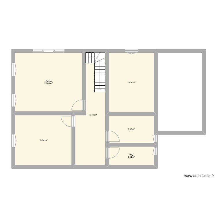 Maison 1. Plan de 0 pièce et 0 m2