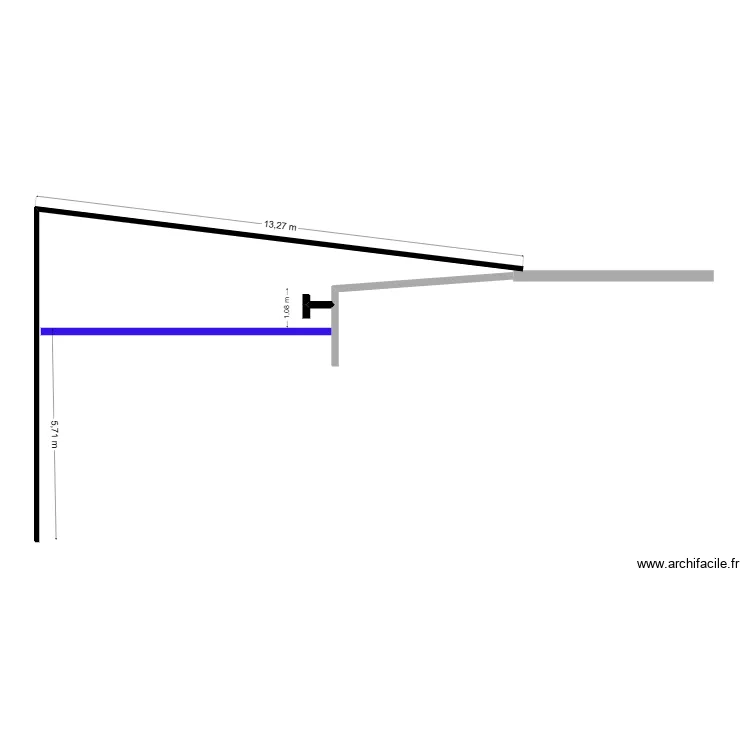 poste 48 avec rampe. Plan de 