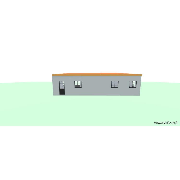 Plan3. Plan de 2 pièces et 124 m2