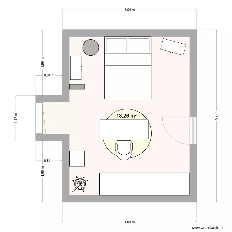 M&eacute;ricourt. Plan de 