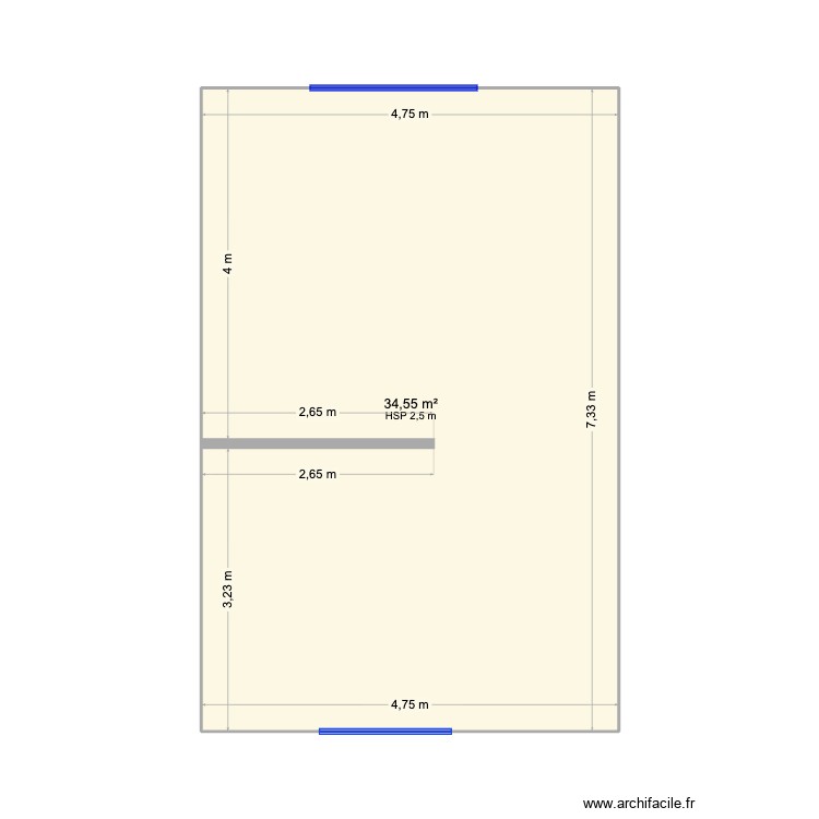 Studio La Baule. Plan de 0 pièce et 0 m2