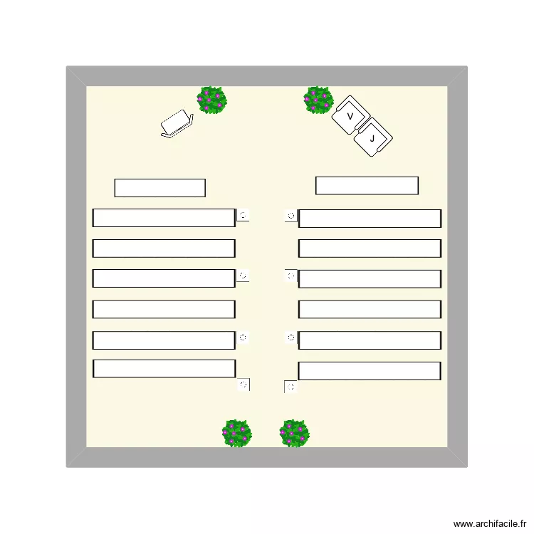 V&J. Plan de 1 et 23 m² V&J. Plan de 1 et 23 m²