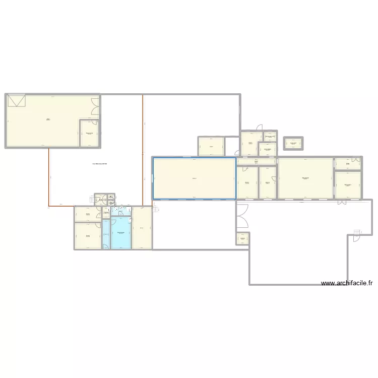 Atelier Reception. Plan de 