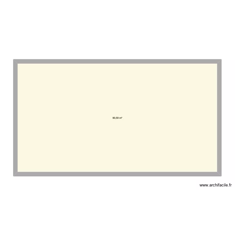 Beauvais. Plan de 1 Pièce et 91 m²