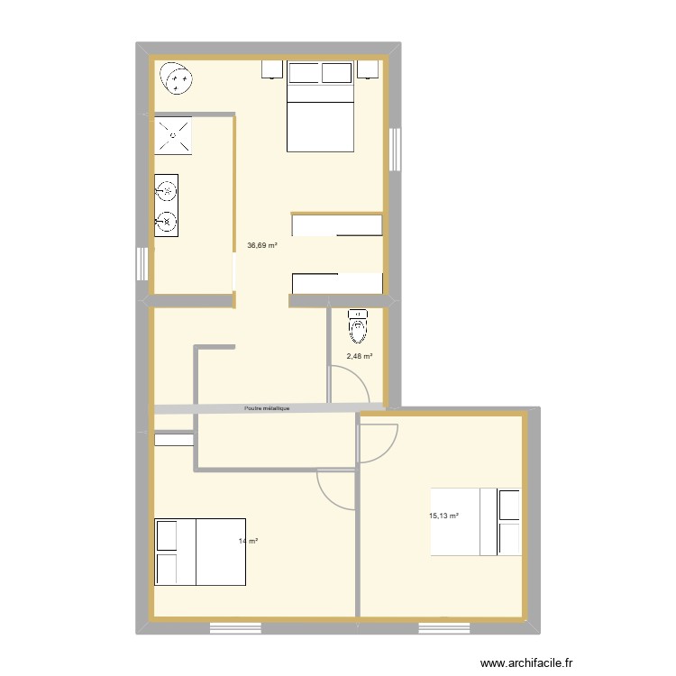 MARSOLAN - R+1 MAISON. Plan de 0 pièce et 0 m2