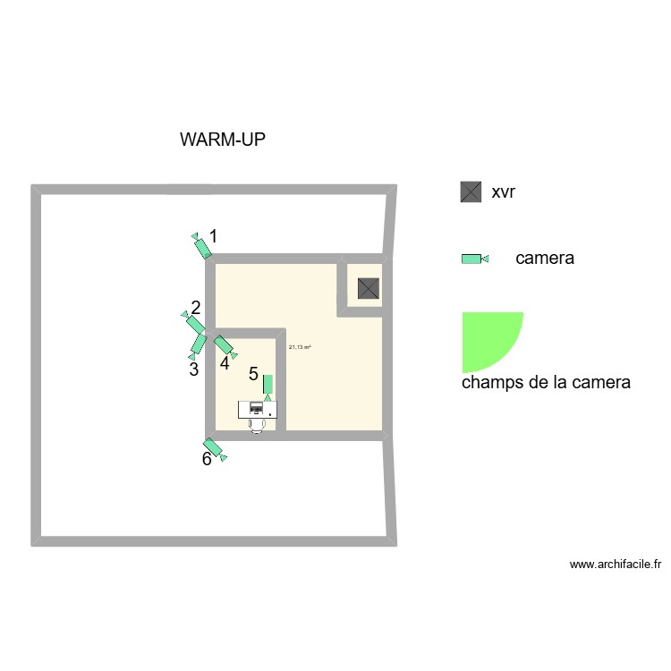 WARM-UP. Plan de 0 pièce et 0 m2