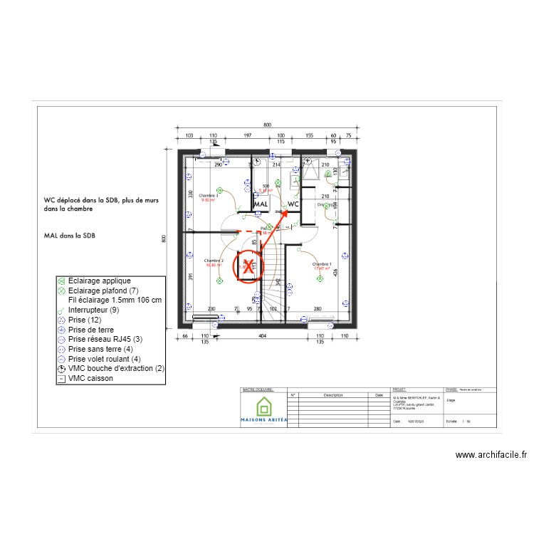 BENKHELYF ETAGE ELEC. Plan de 0 pièce et 0 m2