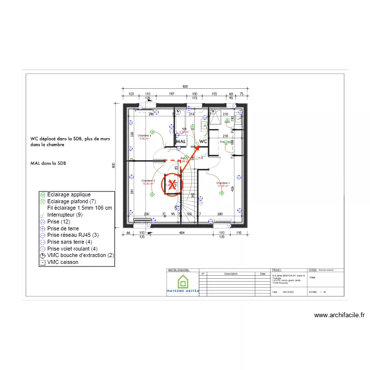 BENKHELYF ETAGE ELEC. Plan de 
