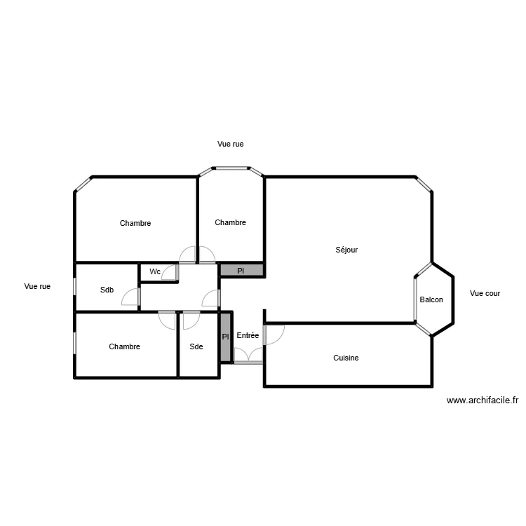 levallois. Plan de levallois. Plan de