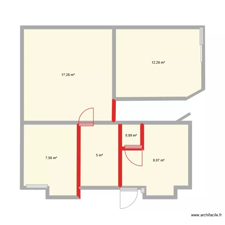 plan essai chb. Plan de 6 Pièces et 51 m² plan essai chb. Plan de 6 Pièces et 51 m²