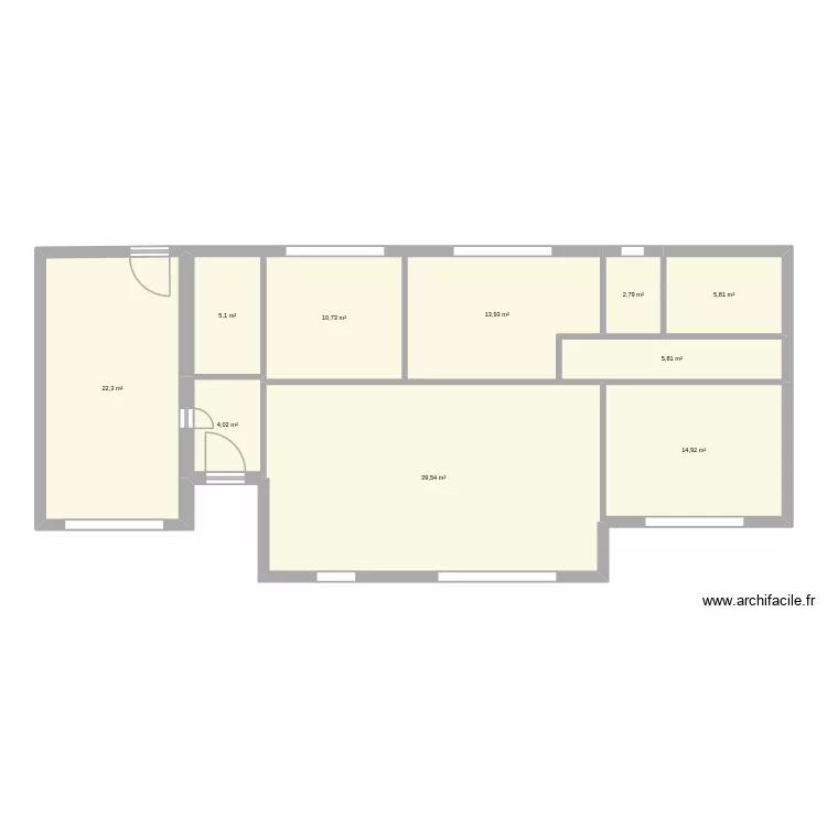 qsdfhjklm&ugrave;*. Plan de 10  et 125 m²