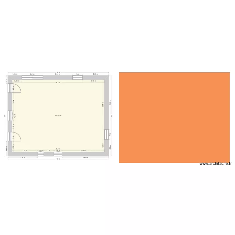 plan 5. Plan de 1 et 66 m² plan 5. Plan de 1 et 66 m²