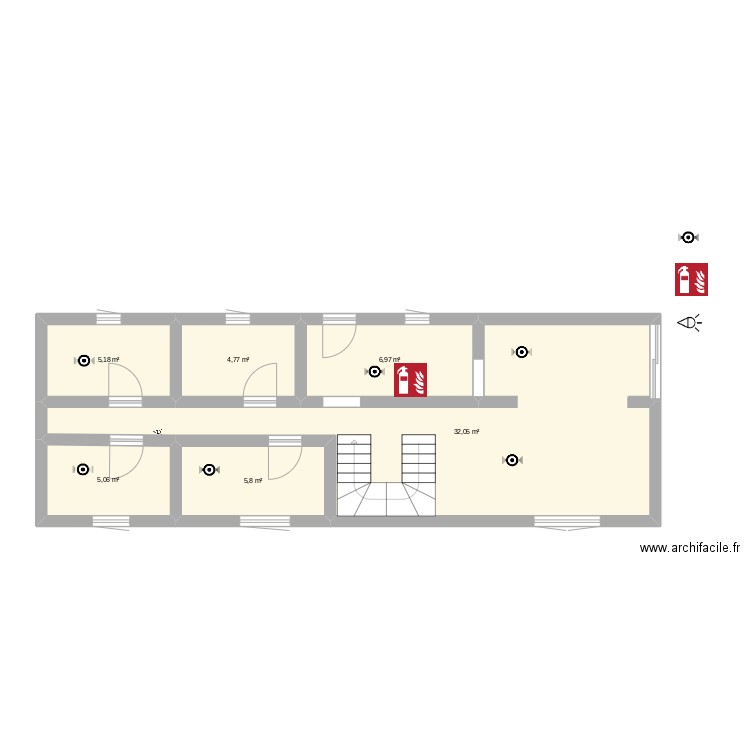 maison. Plan de 0 pièce et 0 m2