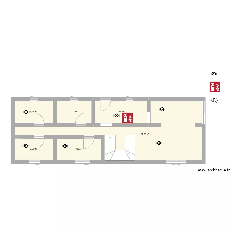 maison. Plan de maison. Plan de